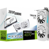 Zotac gaming GeForce RTX 4070 Super Twin Edge OC White ED 12GB DDR6 192 bit HDMI/3xDP Graficka karta