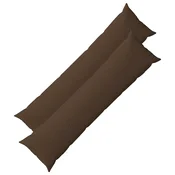 vidaXL Prevleka za blazino 2 kos HEERLEN Rjava 40 x 145 cm Blago