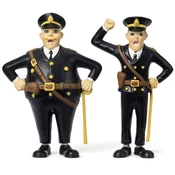 Pika Nogavička - figurici policistov Klinga in Klanga (18100)