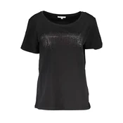 PATRIZIA PEPE WOMEN'S SHORT SLEEVE T-SHIRT BLACK