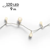 Lumineo LED lampice za jelku Cherry, 120 lampica, 9 m, Bele