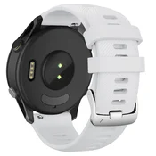 Infostyle ANBEST silikonski pašček 22 mm za Garmin Forerunner 255/Vivoactive 4/Venu 2 | bela