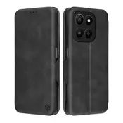 Etui Techsuit Safe Wallet Plus za Honor 400 Smart/Honor X7d 4G/X7d 5G - črn