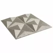 vidaXL Stenske plošče 48 pcs Origami betonski 50 x 50 cm XPS Pena
