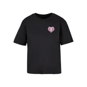 Mister Tee Majica Heart Cage Rose smaragd/roza/temno roza/črna