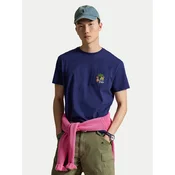 Polo Ralph Lauren Majica 710B14586001 Mornarsko modra Classic Fit