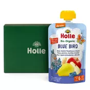 Holle MOUSSE OD ZOBENIH PAHULJICA, KRUŠAKA, JABUKA, BOBICASTOG VOCA BEZ ŠECERA DEMETER ORGANSKI 100 g