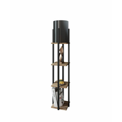 OPVIQ Podna lampa Nora Black Natural