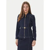 Luisa Spagnoli Jeans jakna Vigana 542808 Mornarsko modra Slim Fit