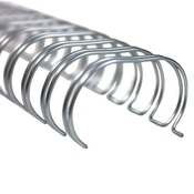 KLIPKO spirale - žica (12,7mm, 100 kosov, 3:1), srebrne