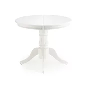 Stol Houston 809 Bijela, 75x90x124cm, EstensioneNastavak, Medijapan, Prirodno drvo furnira, Drvo
