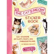 CATS MEOW STICKER BK
