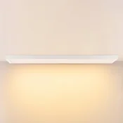 Deko-Light LED panel PRO OFFICE SANO, 153 x 33 cm, DALI bela kovina CCT - Študija/pisarna - prometna bela RAL 9016 - Aluminij