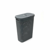 Koš za perilo Addis Rattan Effect Slim Hampe, 50 l