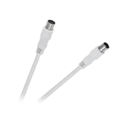 Kabel TV - VIDEO, beli, 15m