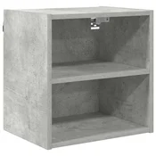 Vidaxl Viseča omarica Betonsko siva 40 x 29,5 x 40 cm Konstruiran les