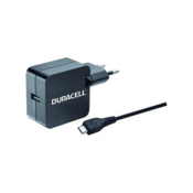 Duracell Punjač – Uni 1xUSB +MicroUSB cable- 2.4A - Black