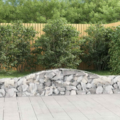 Lucne gabionske košare 6 kom 400x30x40/60 cm pocincano željezo