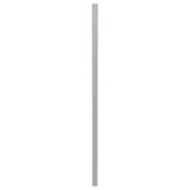 vidaXL Ograjni stebrički 10 kosov srebrni 200 cm pocinkano jeklo