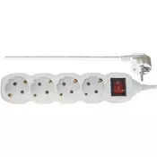 EMOS podaljšek s 4 vtičnicami in stikalom P1425R 5m