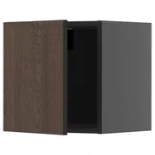 METOD Zidni element, Crnosiva/Sinarp smeda, 40x40 cm