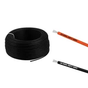 PTFE teflonska žica 24AWG 0,204 mm2 - kositrovan baker, 600V, črna/rdeče-črna