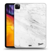 Silikonski črni ovitek za Apple iPad Pro 11 2020 (2.gen) - White marble