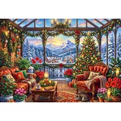 Alipson Puzzle - Puzzle Božič sredi gora - 1 000 kosov