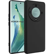 Silikonski ovitek za Honor Magic 8 Lite - mat črn