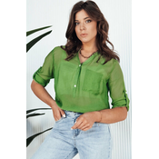 LUNA womens shirt green Dstreet