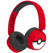 Djecje slušalice OTL Technologies - Pokemon Pokeball, crvene