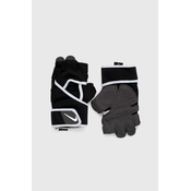 NIKE Accessoires Sportske rukavice, crna / bijela / siva