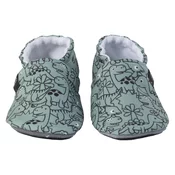 Snugi copat CB2511 Dinosaurs barefoot F green 28-29