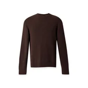 JACK & JONES Pulover JORNORREBRO temno rjava
