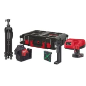 Milwaukee M12 3PLSKIT-401P zeleni nivelirni 360 stopinjski laser - Akumulatorsko - 12 V - Da - Da