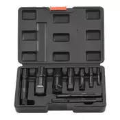 VEVOR Komplet za izvlečenje cevi 9 kosov 210x142x42 mm črna