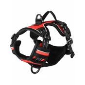 Podložena oprsnica za psa Balou rdeča Flamingo - 30-45cm