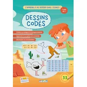 Dessins codés - Niveau 2 - des 7 ans