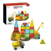 Magnetic Tiles Magnetski set za gradnju Dream Builder 50 dijelova - Magnetne plocice
