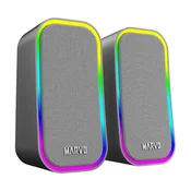 MARVO SG-285 Havoc 20 Zvučnik 2.0 RGB sivo
