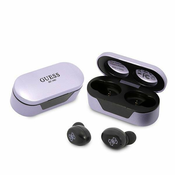 Guess Bluetooth headphones GUTWST31EU TWS + docking station purple (GUTWST31EU)