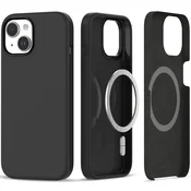Tech-Protect Silicone MagSafe ovitek za iPhone 15 - mat črna