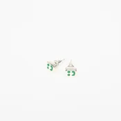 Uhani MAPLE Smiley Earrings Silver 925 Universal