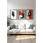 Wallity Uramljena slika Huhu441, 50x35 cm , 3 dela