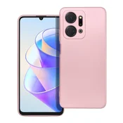OEM Etui za Honor X7A v roza barvi z metalnim odtenkom