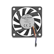 DeLOCK 67294 računalni ventilator 12 V DC 60 x 60 x 10 mm črn