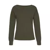 BENCH Sweater majica tamno zelena