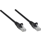 Intellinet Intellinet 739795 RJ45 omrežni kabel\, Patch kabel CAT 6 S/FTP 0.25 m črna zaščita iz folije\, pletena zaščita\, brez halogena 1 kos, (20417738)