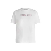 Calvin Klein Jeans Majica CLASSIC VARSITY roza / bela