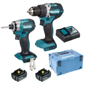 MAKITA Sada akumulátorového nářadí DDF484+DTD173 Li-ion LXT 18V/5,0Ah DLX2574TJ